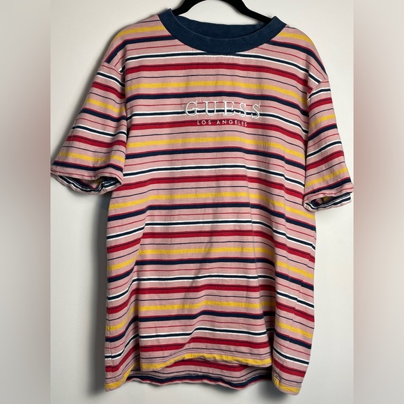 GUESS Men's Striped Multicolor Shirt - Picture 1 of 6